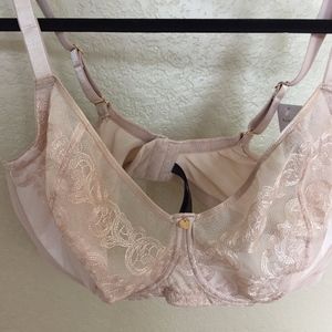 Natori Bra 40H NWT Nude Lace